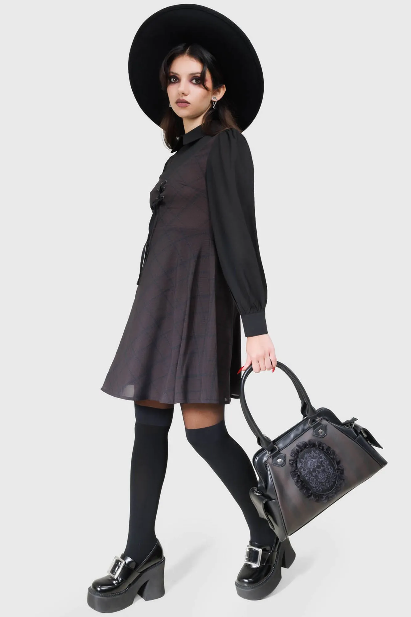 Belted-Style Scriptorium Dress