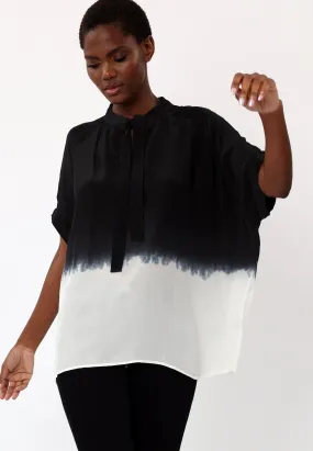 POWER TOP BLACK & WHITE Plus size clothing