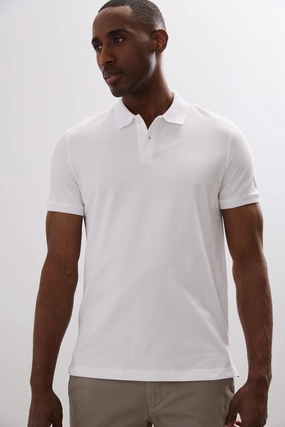 Polo with collar detail Sleek Layering