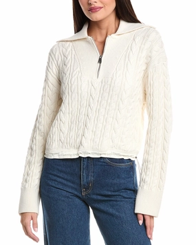 SIMKHAI Lourdes Wool-Blend Pullover Thermal Insulation