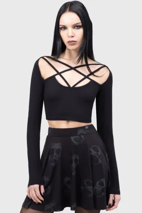 Everyday Favorite Soft Vibe Excellent Day For An Exorcism Skater Skirt