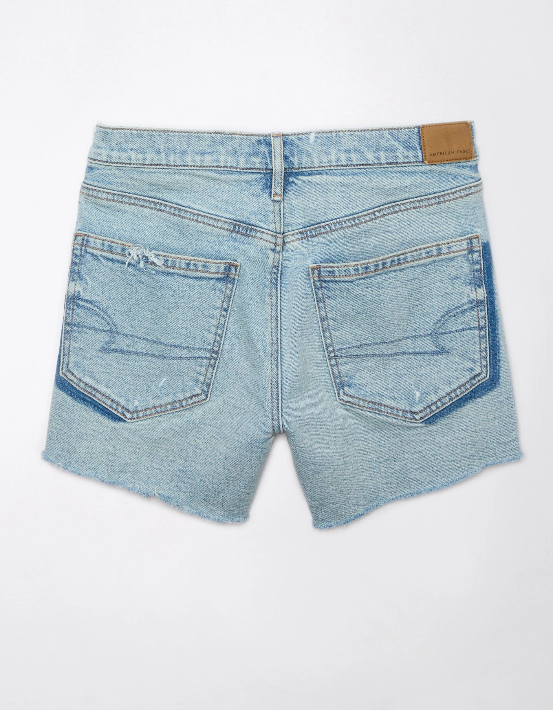 Sporty Vibes AE Strigid 4" Perfect Ripped Denim Short