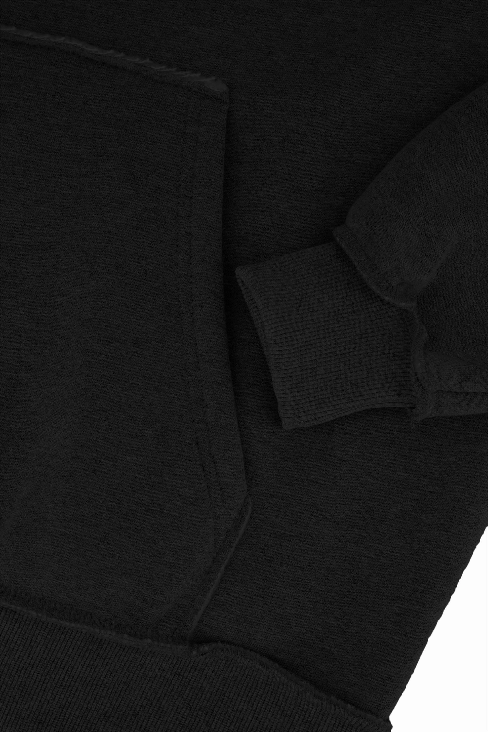 Warm Layer Exposed Seam Hoodie | Black