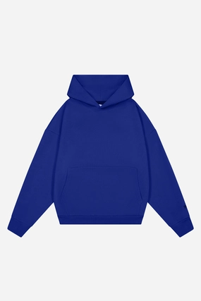 Compact Packable Minimal Style Nothing Hoodie | Azure