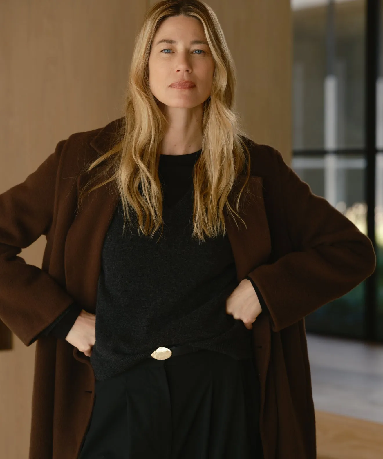 City Casual NonRestrictive Cuff Design Flynn Cashmere Sweater