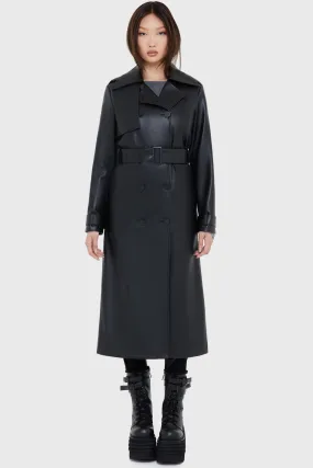 Falling Night Coat Flexible Fleece Lining