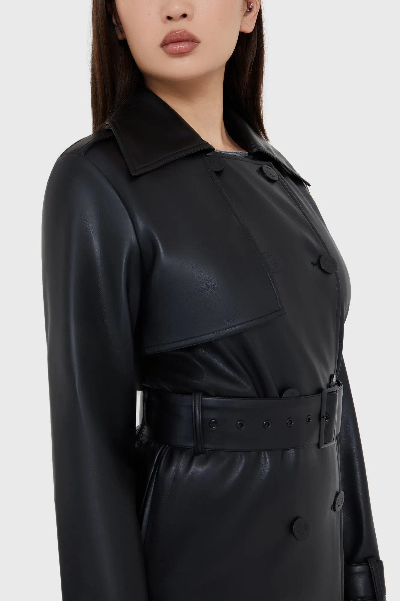 Classic Casual Look Falling Night Coat