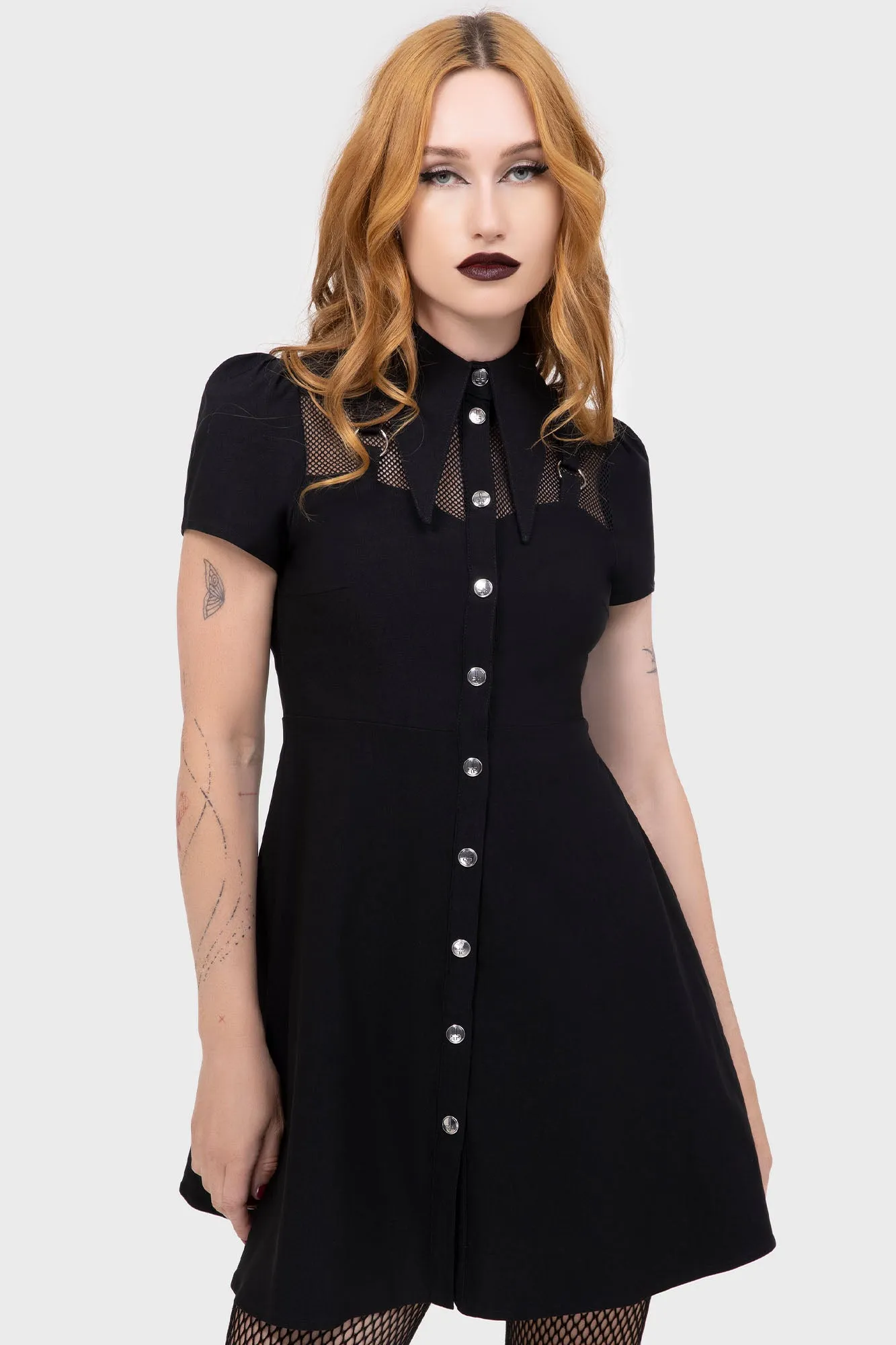 Jovana Collar & Ring Dress Eye Appeal Minimal Curve