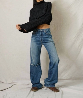 Chic Design Comfy Layer Cropped Cable Knit Sweater In Black