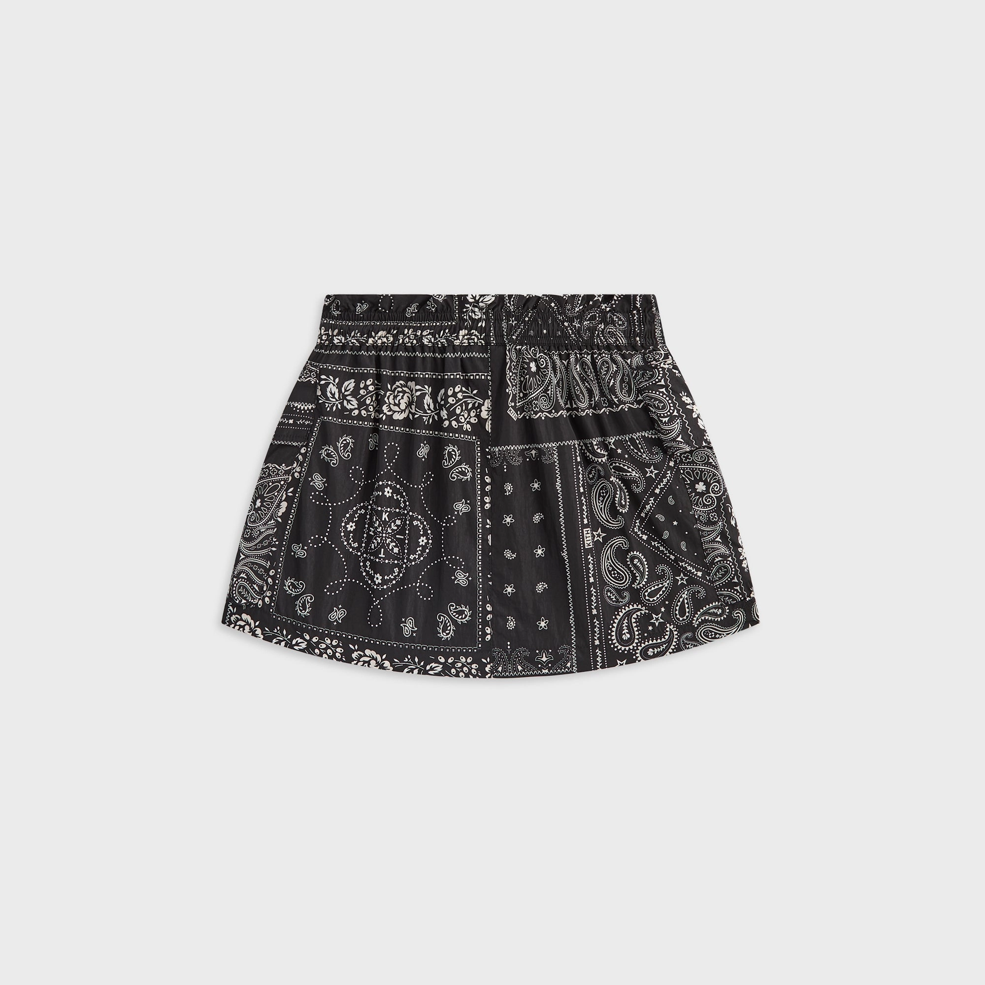 Kith Kids Printed Mini Cargo Skirt - Black Minimal Design Bold Cut