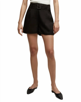 Hobbes Short In Black Recycled Polyester