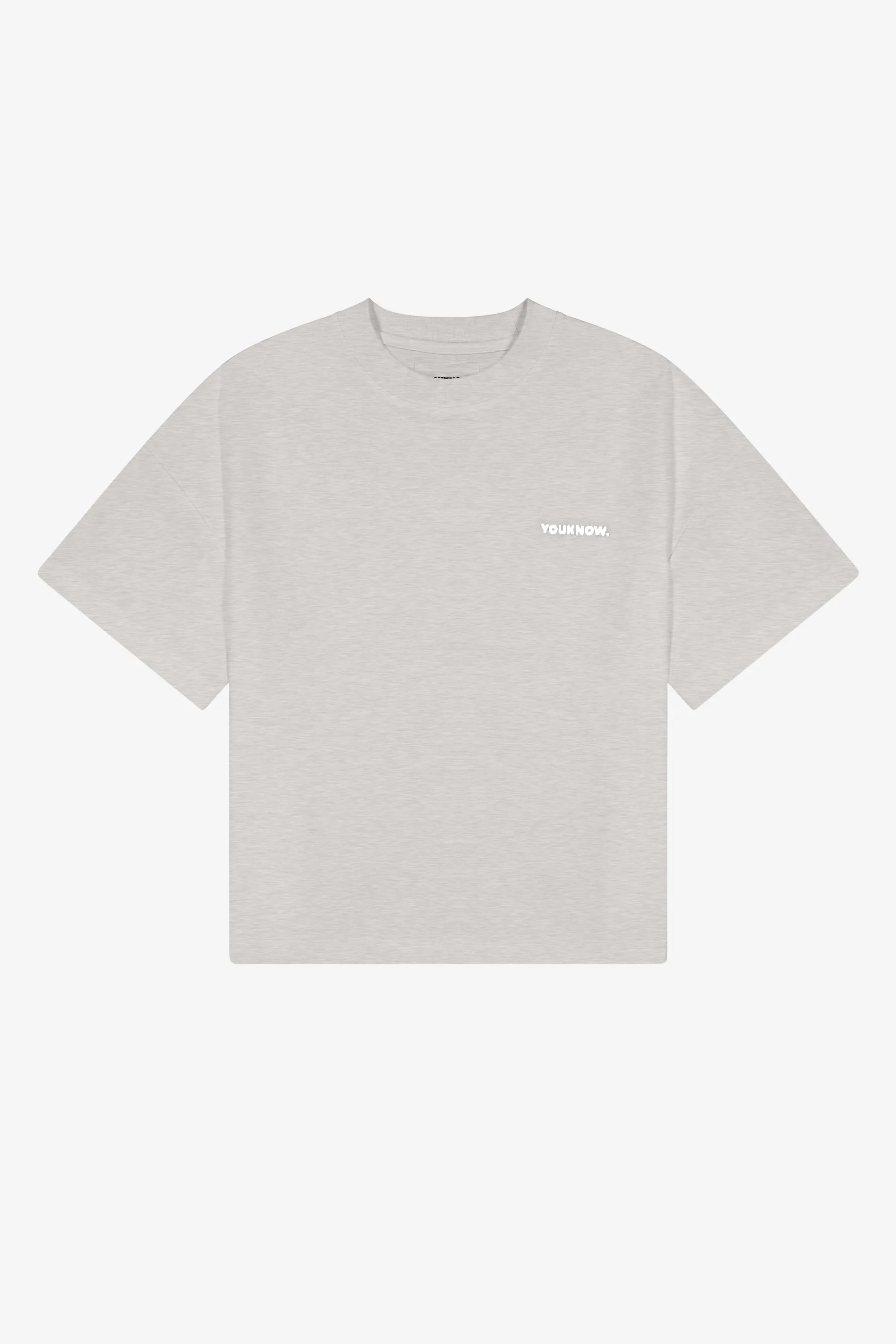 Core Box Tee | Heather Grey Classic Design