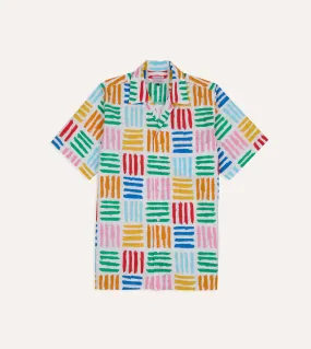 Classic Style Michael McGregor for Drake's Check Camp Collar Shirt