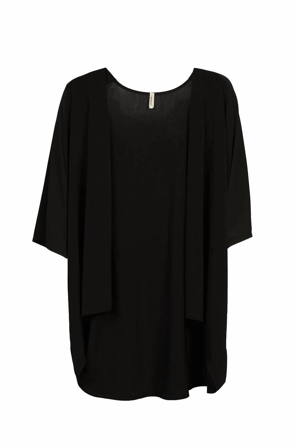 Ventilated Underarm Outdoor Ready Philosophy Cocoon Cardigan In Black