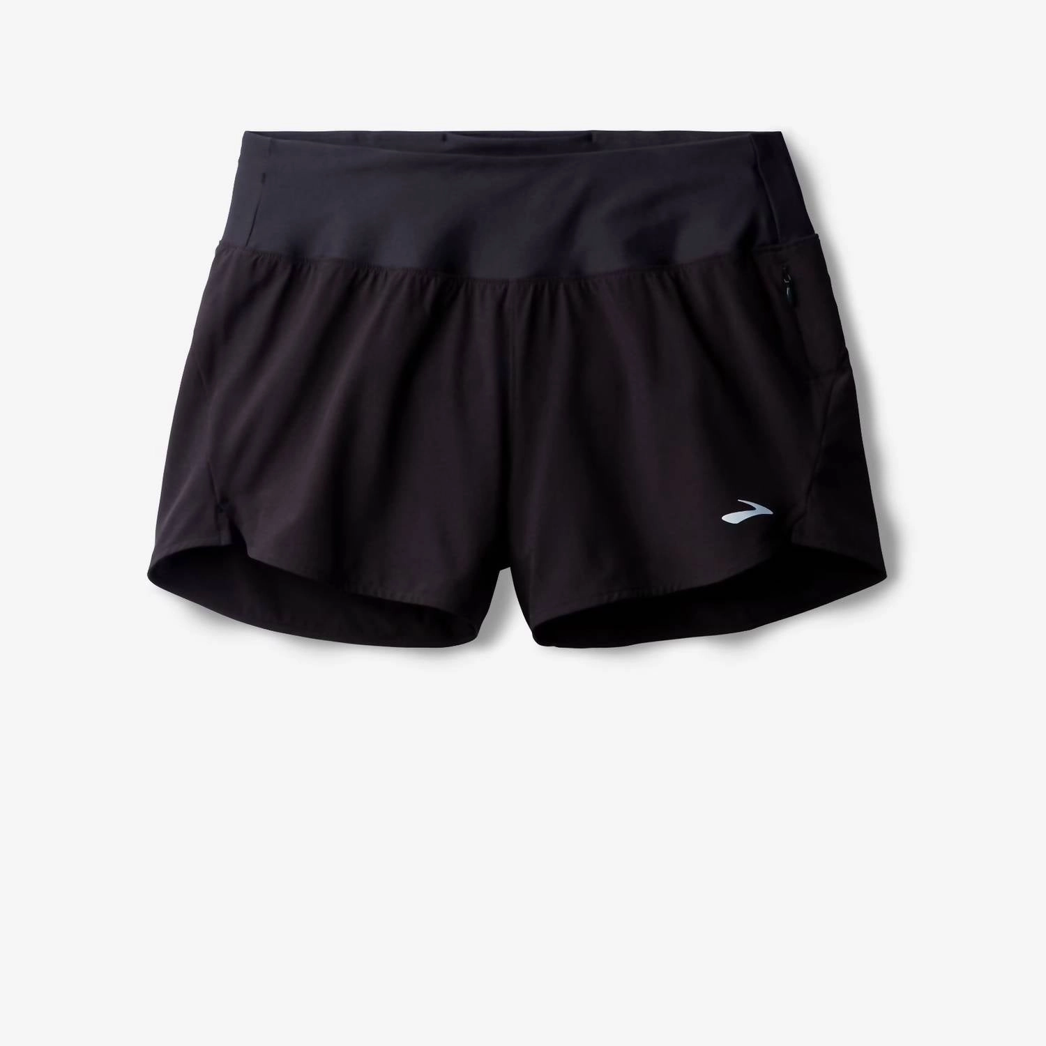 Women's Chaser Three Short In Black Flatlock Seam Technology Odor-resistant