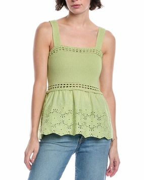 FATE Sweater Peplum Tank Cold-Weather Layer Lightweight Layer