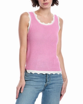 Knit Wear Plush Inner Lining FATE Sweater Tank