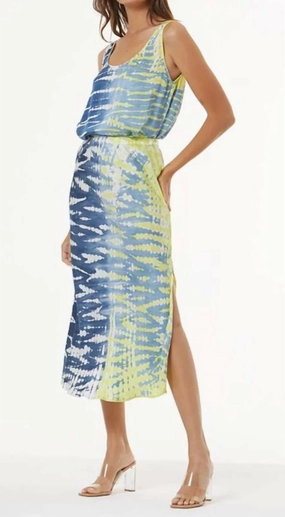 Winter Layering Felicity Skirt In Reef Wash Zest
