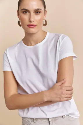 Basic crew neck T-shirt Comfortable All Day Wear ReinforcedHems