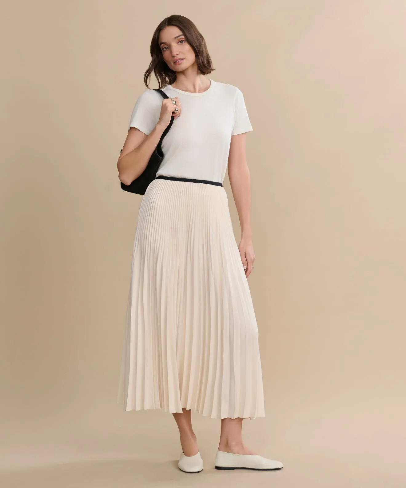 Pleated Skirt Fashion Collab Soft Mood
