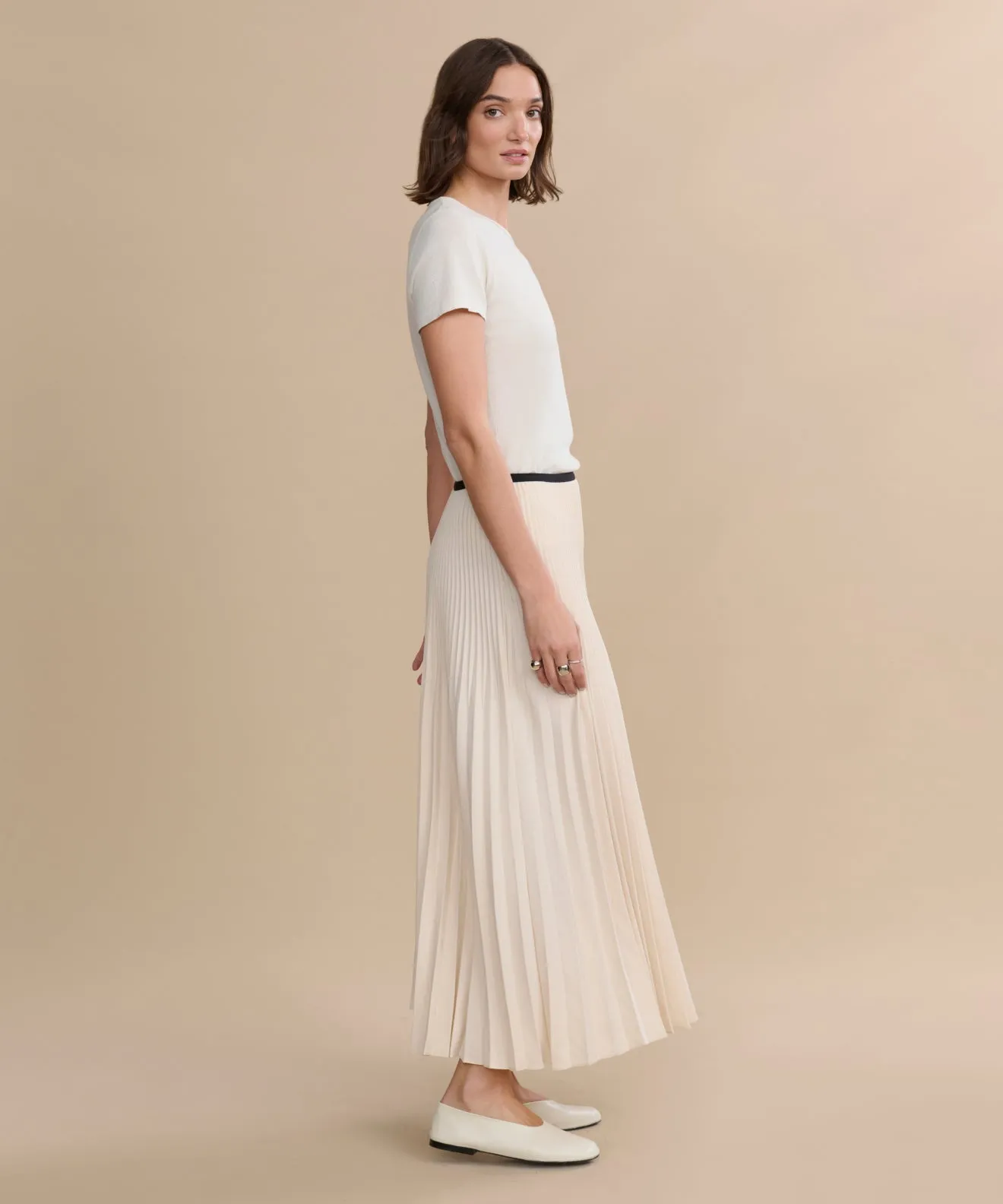 Photography Session Chic Appeal Pleated Skirt