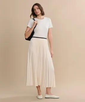 Pleated Skirt Fashion Collab Soft Mood