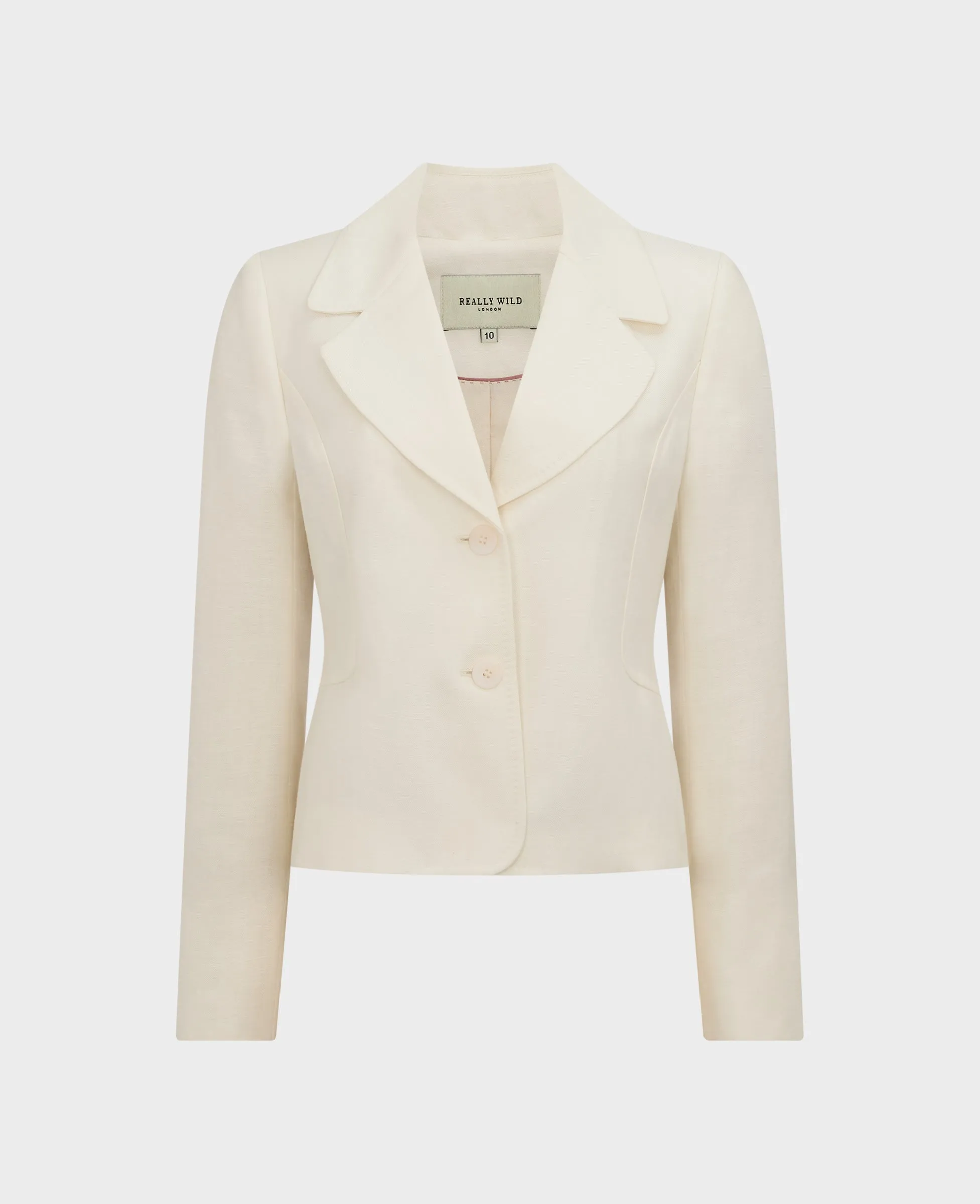 Meryl Cute Fitted Jacket Minimal Detail Easy Fit Piece