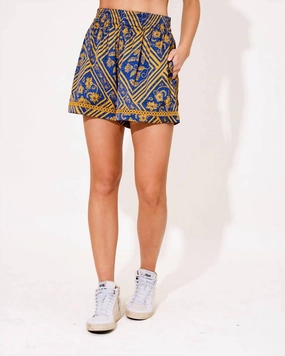 Celine Short In Flourish Stretch Woven Fabric day trip