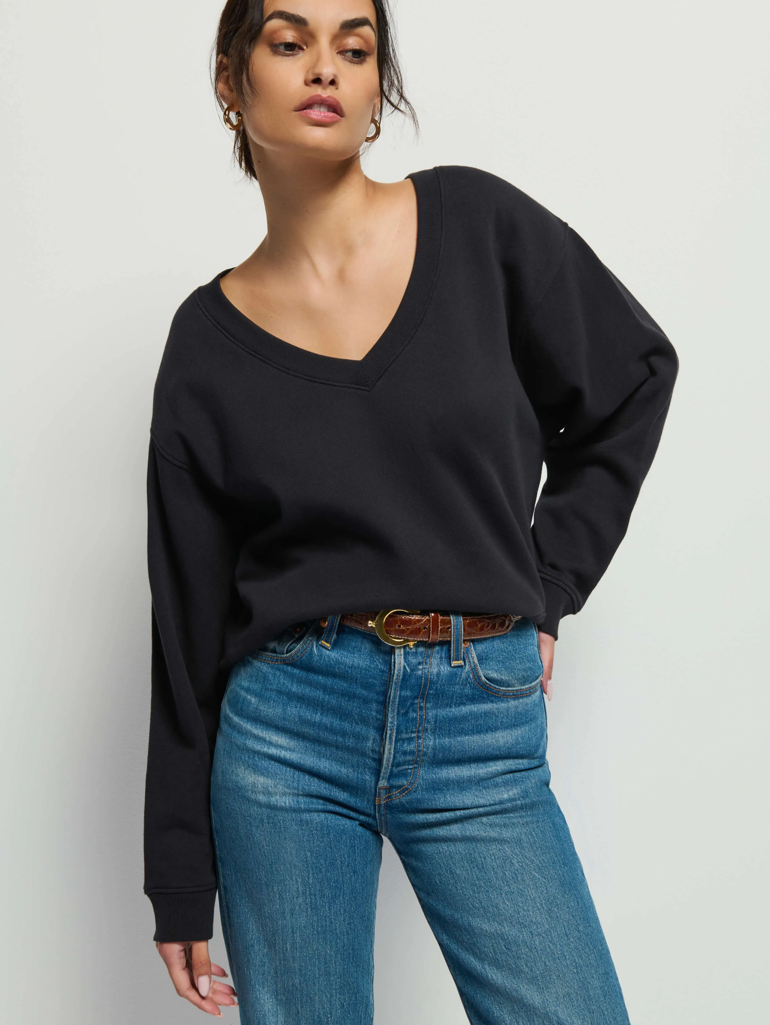Fall Favorites Wyatt Sweatshirt - Black