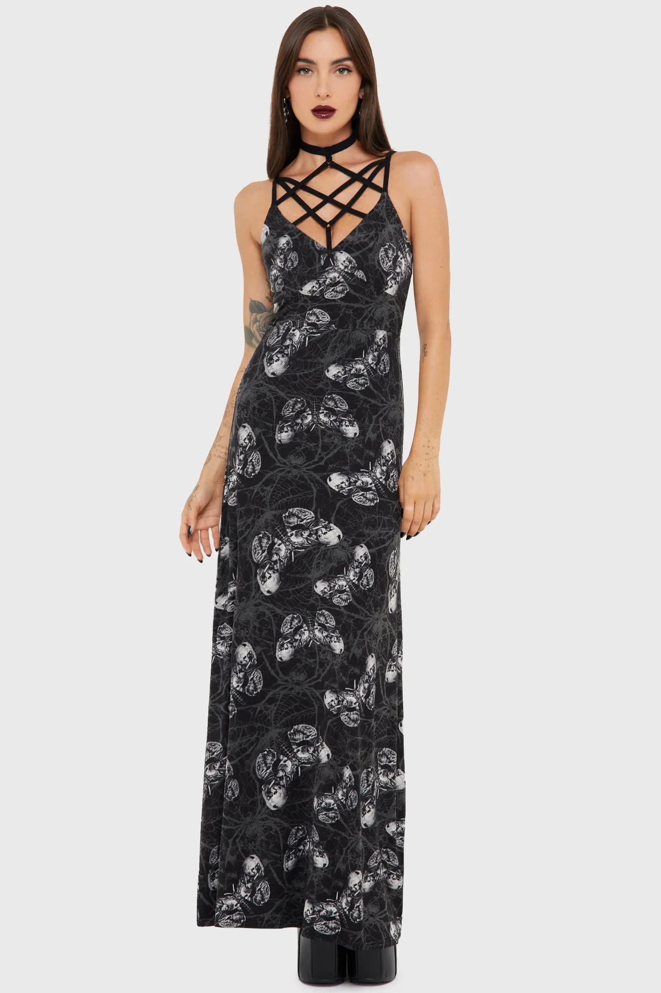 Spidrasica's Web Maxi Dress NonIrritatingLining