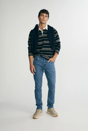 Five pockets slim fit jeans All Fit Use