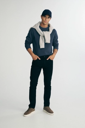 Five pockets slim jeans Suitable Outfit Breathable Lining System