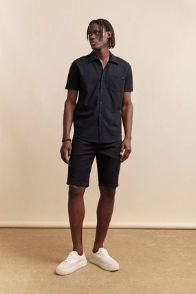 Five pockets textured bermuda Moisture Controlled Lining Breezy Comfort