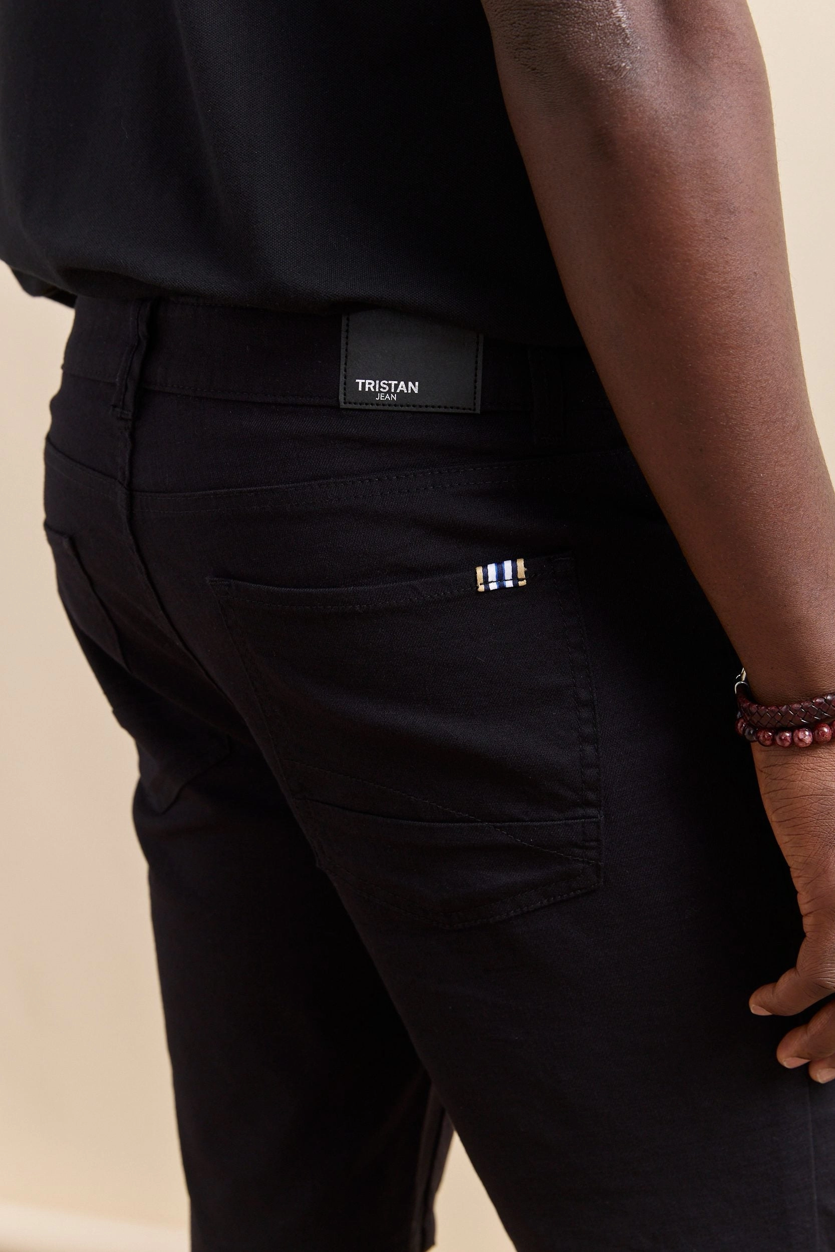 Flatlock Seams Five pockets textured bermuda