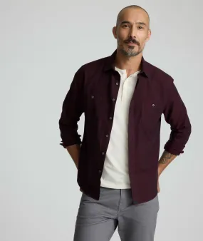 Beach Ready Cool Comfort Flannel Hemsworth Shirt