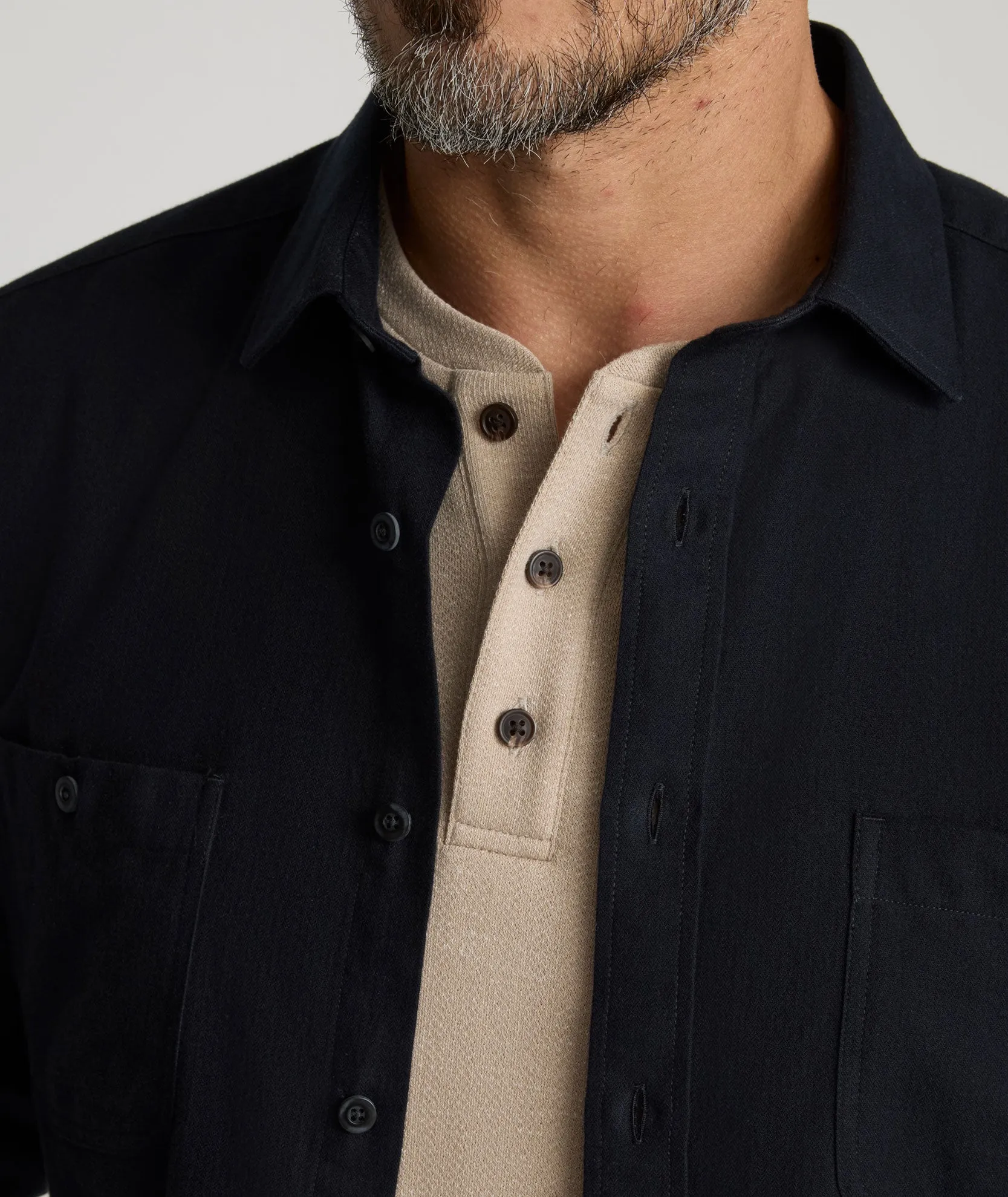 Flannel Hemsworth Shirt Adjustable Cuff Closure Anti Static Fabric