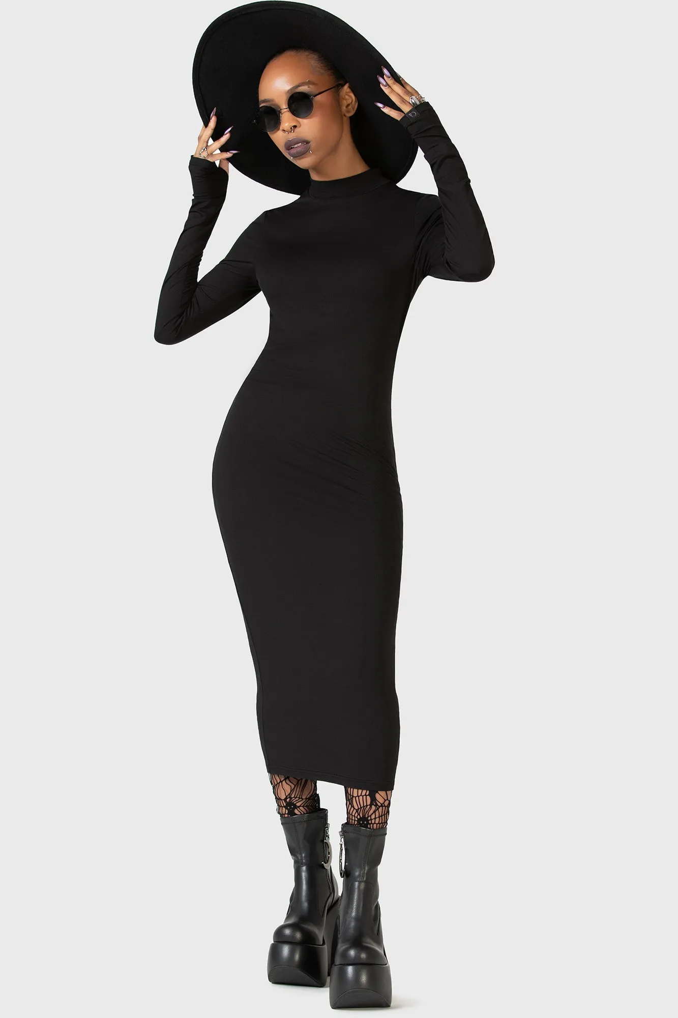 Flash Of Presence Midi Dress Texture Softness