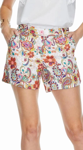 Side Round Shorts In Kaleidoscope Streetwear