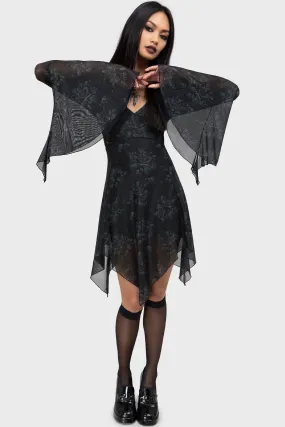 Office Wear Free Shape Nocturnal Grove Dress