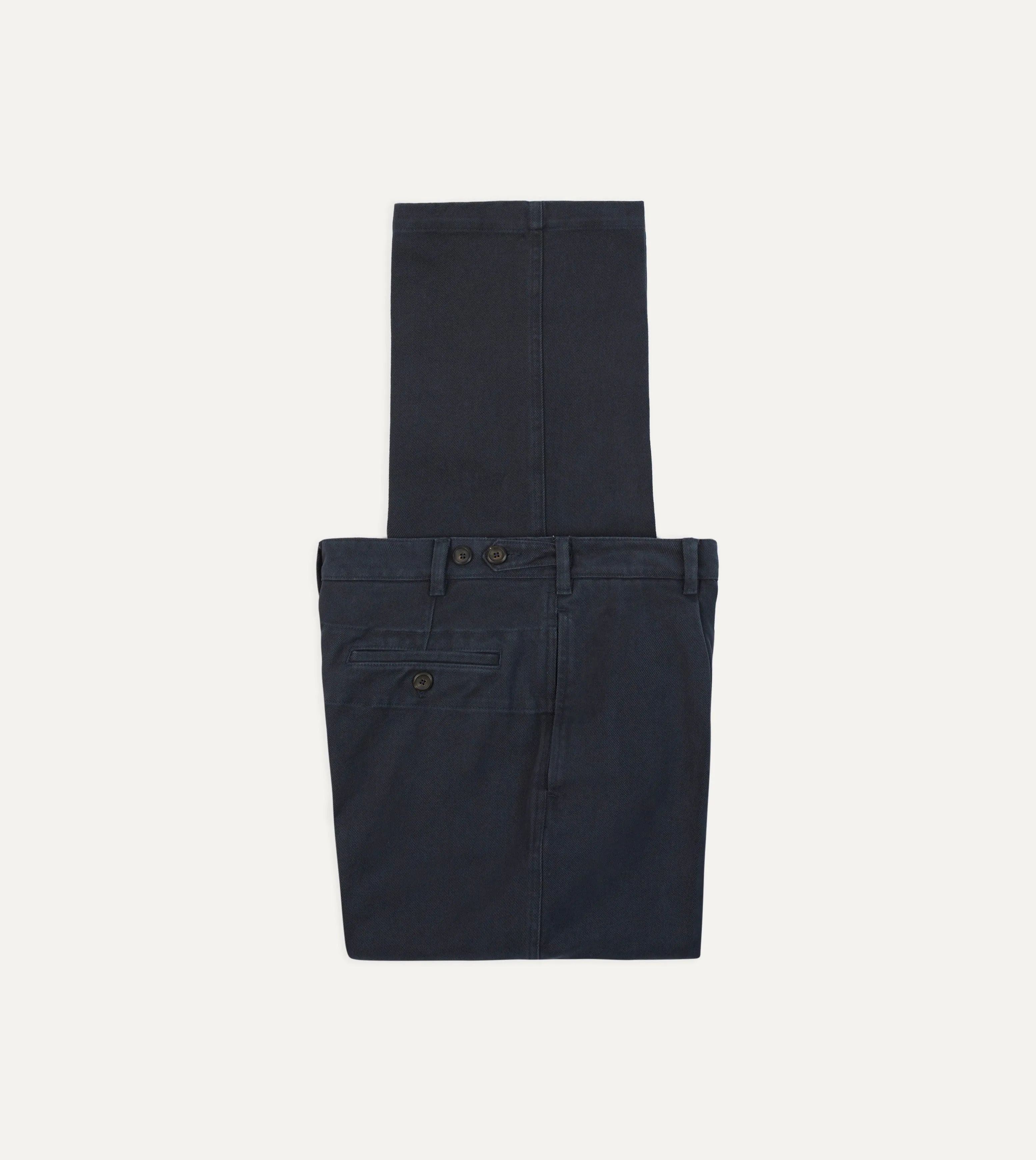 Cool Comfort Comfort Wear Fit Dark Navy Heavy Cotton Twill Games Trousers