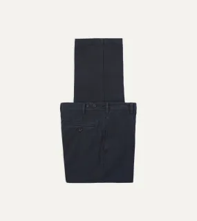 Cool Comfort Comfort Wear Fit Dark Navy Heavy Cotton Twill Games Trousers