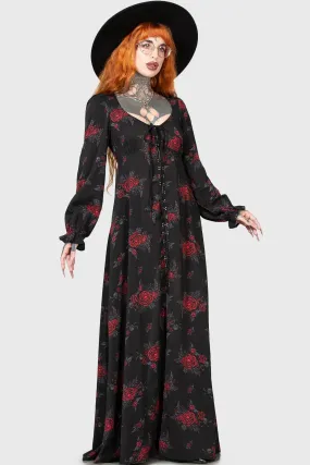 Hail Pandora Maxi Dress Graceful Ease Fitted Design