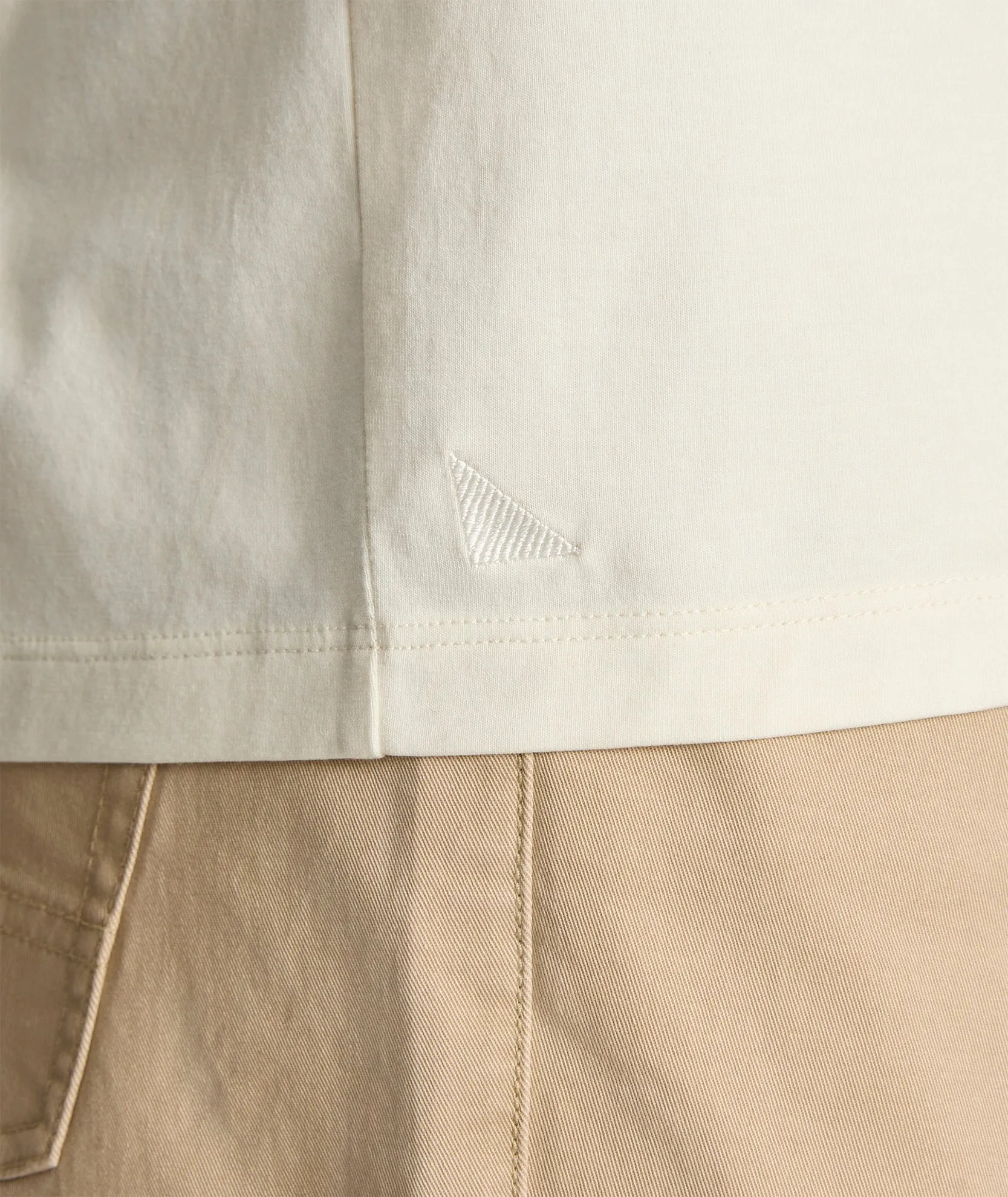 EcoSoft? Short-Sleeve Henley Fade Resistant Print Classic Trend Look