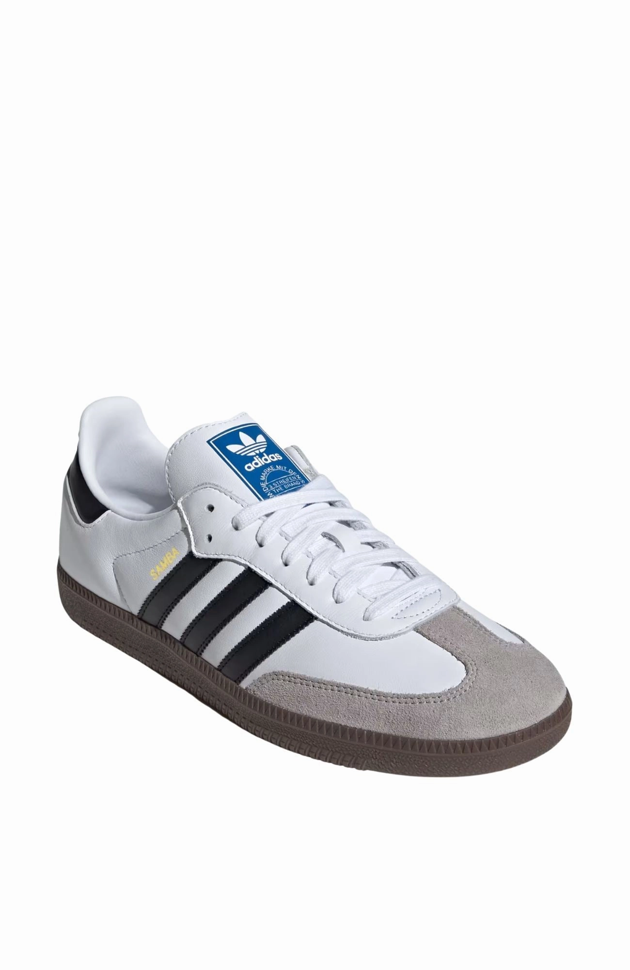 Samba OG Cloud White Core Black Clear Granite Stabilizing Heel Clip Breathable Ease
