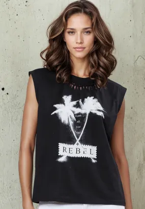 Street Trend FLINT T-SHIRT BLACK