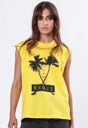 FLINT T-SHIRT BUMBLEBEE Solid Color Comfy Casual Wear