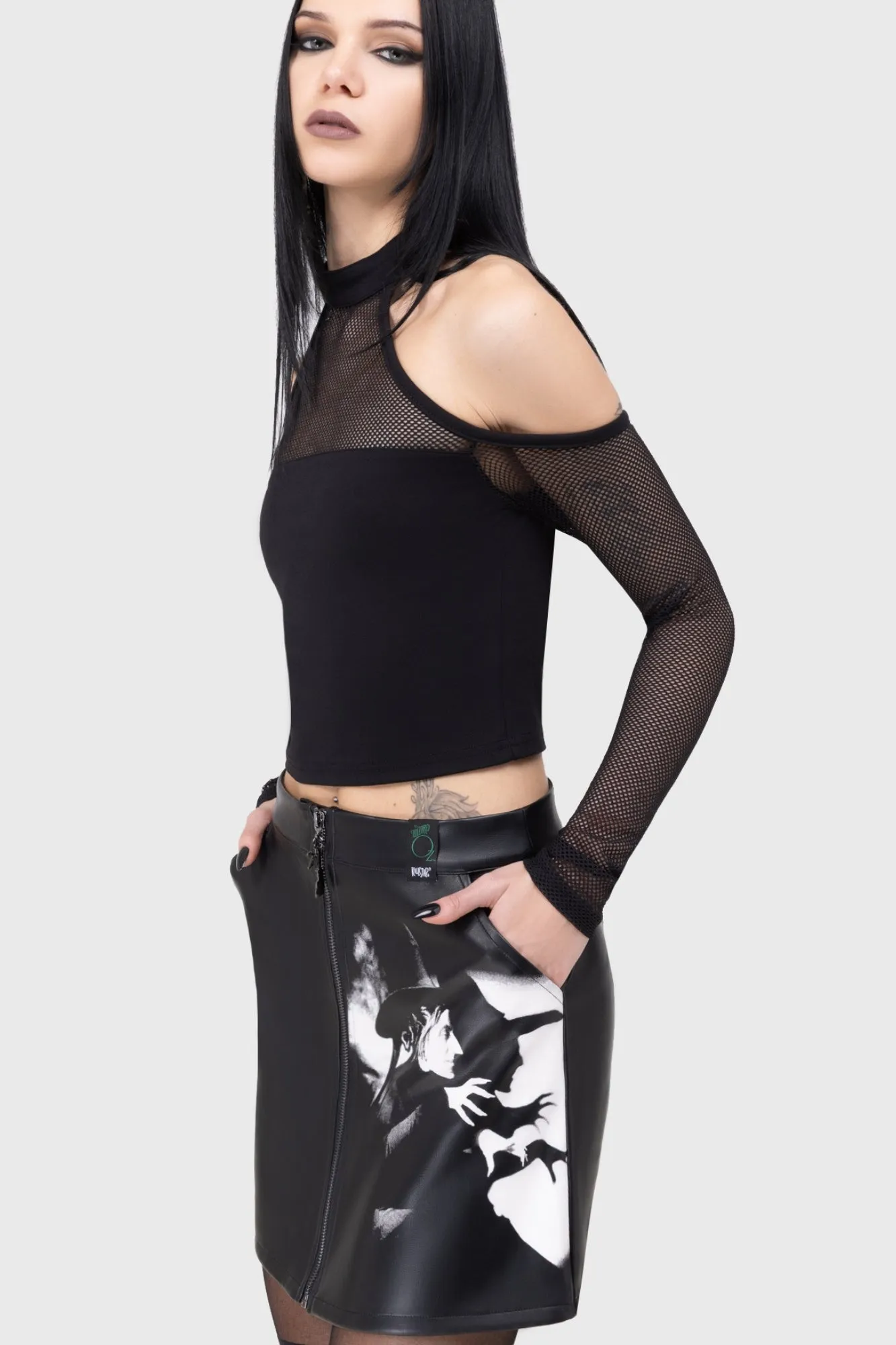 Anti Pilling Treatment Witch Please Mini Skirt