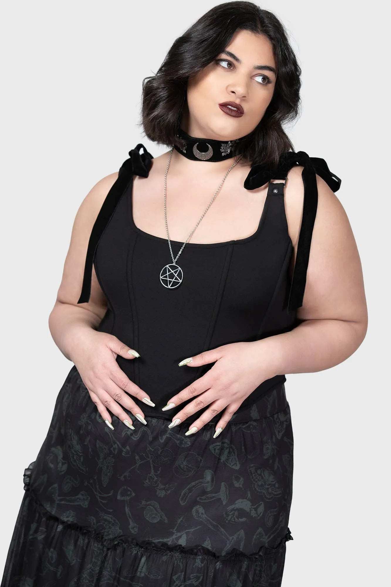 Flora Corset Top Sporty Sweatshirt TearResistant Blends