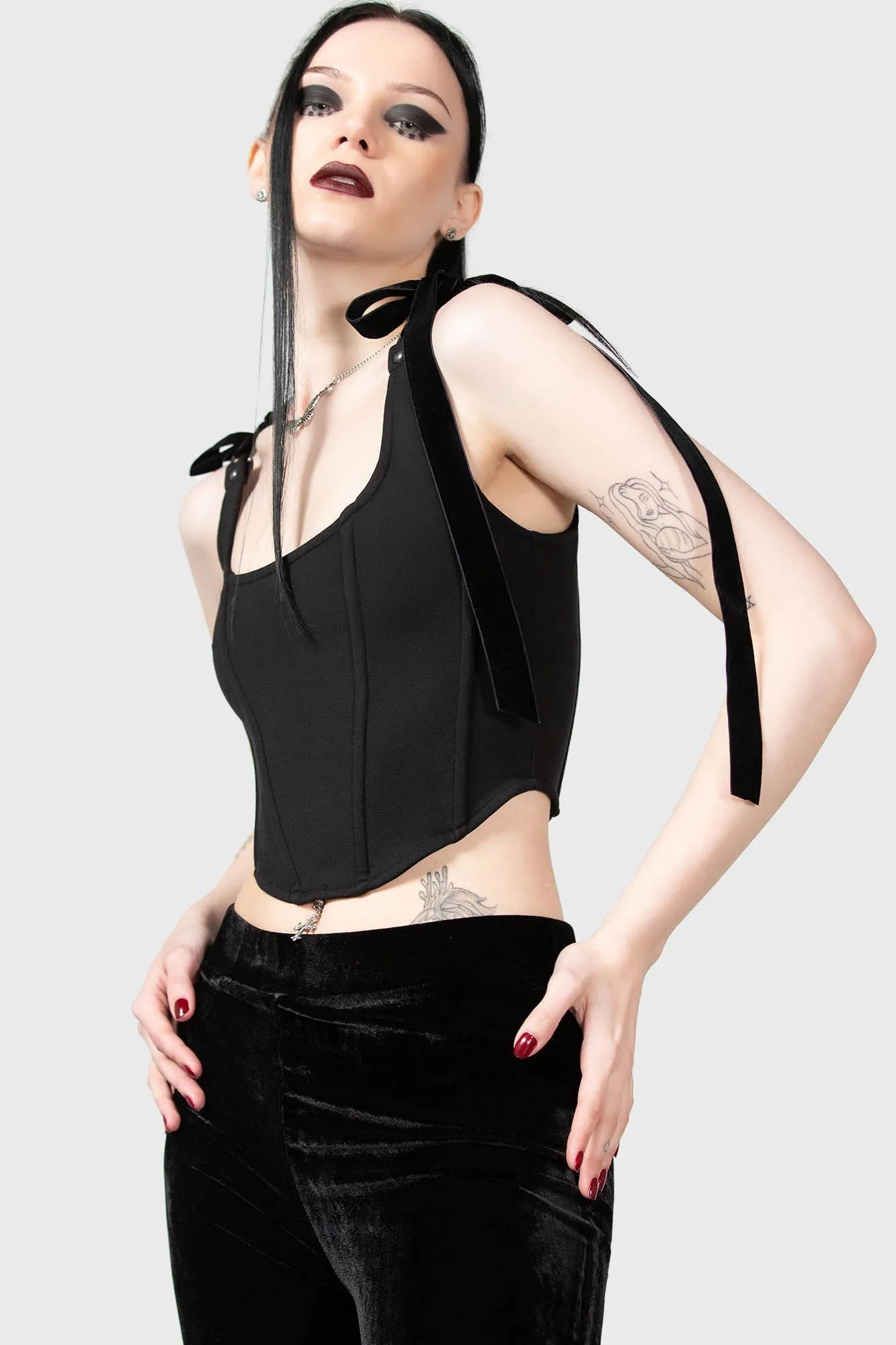 Chic Style Flora Corset Top