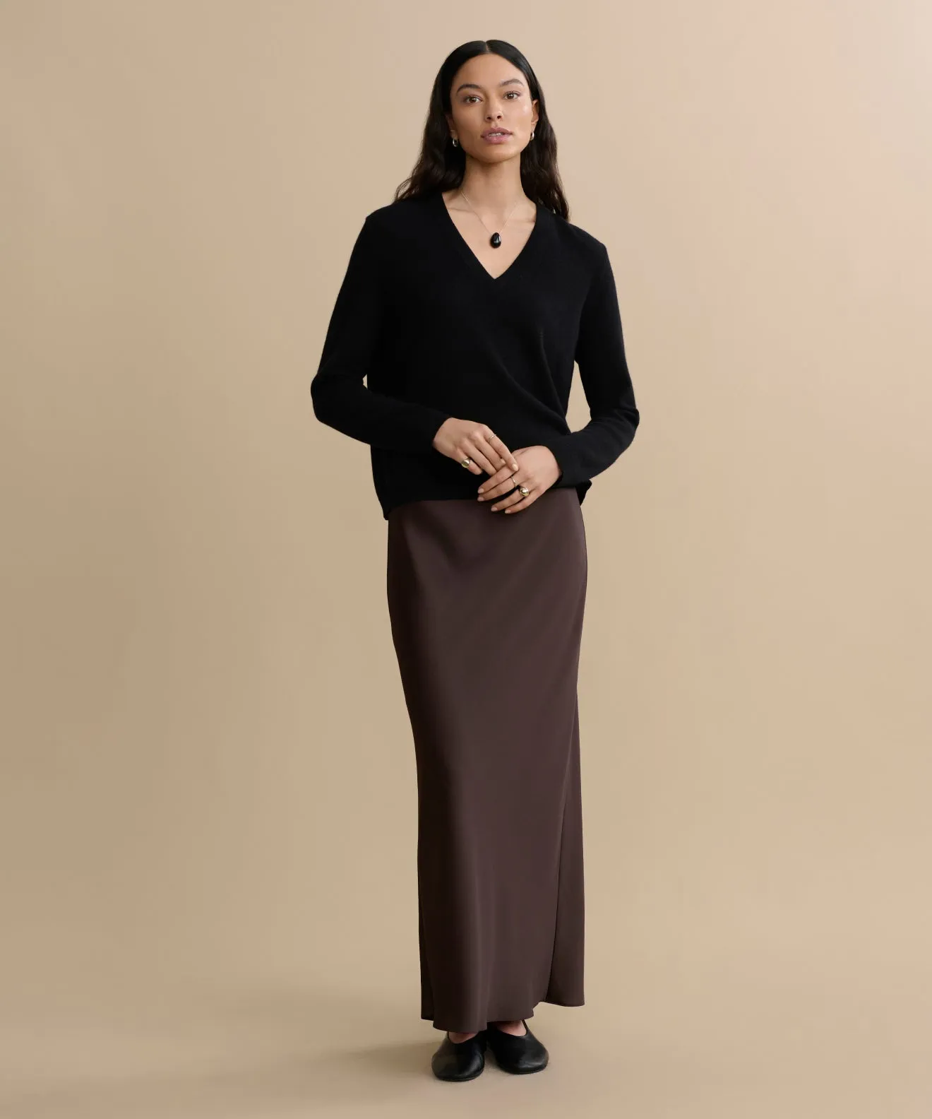 Compact Weave Flynn Cashmere Sweater